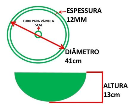 Imagem de Cuba De Vidro Sobrepor 41 cm Incolor Redonda Banheiro Lavabo - GB41IN