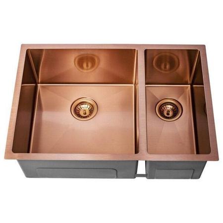 Cuba para Cozinha Retângular Dupla Linha Reta Inox 79,5x40x23 e