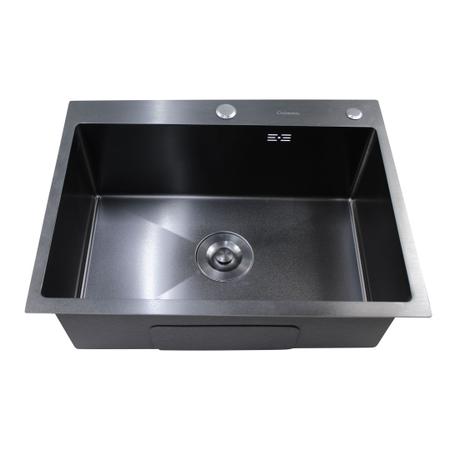 Imagem de Cuba Gourmet em Aço Inox 304 Nano Black 60x45cm Guimmis.casa