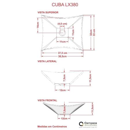 Imagem de Cuba L38 C/Torneira Link Alta e Válvula Click 7/8"b Colorida