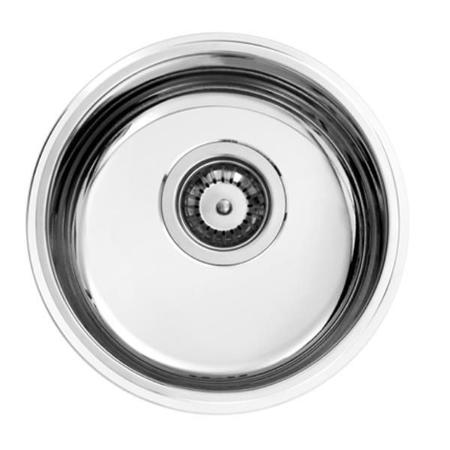Cuba Riva 30X14 Aço Inox 304 Alto Brilho Sem Válvula Docol 017014Ch Imagem de Cuba Riva 30X14 Aço Inox 304 Alto Brilho Sem Válvula Docol 017014Ch