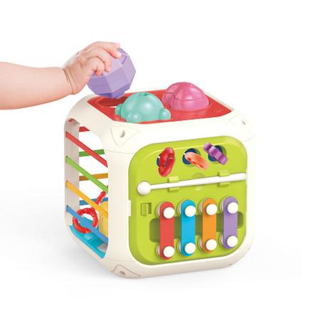 Cubo de Atividades 7 em 1 Formas Educativo Xilofone Zoop Toys - Luminus Imagem de Cubo de Atividades 7 em 1 Formas Educativo Xilofone Zoop Toys