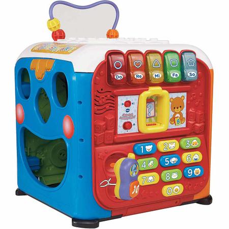 Jogo Educativo Vtech Baby Super cube des découvertes rose – Mundo das  Crianças