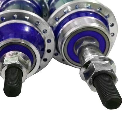 Cubo Dt/tr Alum C/rolam Scorpion 36F Azul - BIKE NEW Imagem de Cubo Dt/tr Alum C/rolam Scorpion 36F Azul