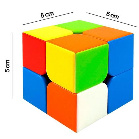 Cubo Interativo Fungame 2x2 Magico Cube Profissional Criança