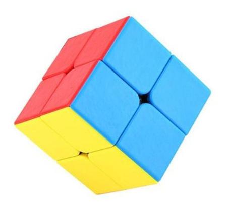 Cubo Interativo Fungame 2x2 Magico Cube Profissional Criança