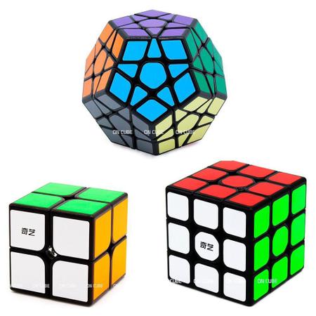 Cubo Magico 2x2x2 YJ Guanpo Preto - Cubo Store - Sua loja de cubo