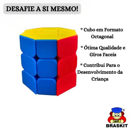 Cubo Mágico 3x3x3 Cube Twist Octogonal - Barba's Cubes