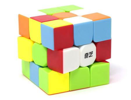 Imagem de Cubo Mágico 3x3 Profissional Stickerless Warrior QiYi Original Lubrificado e Regulado