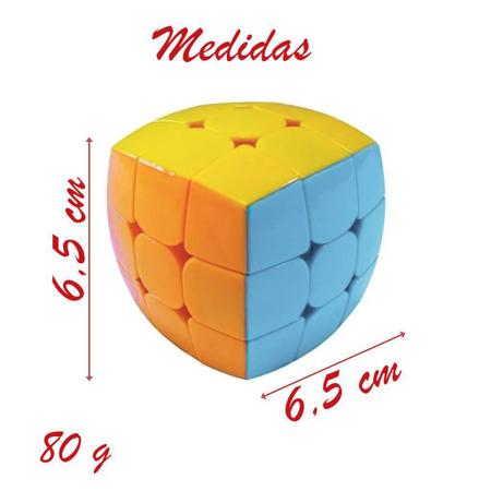 Cubo Mágico 3x3x3 Arredondado Pillow Candy Colors