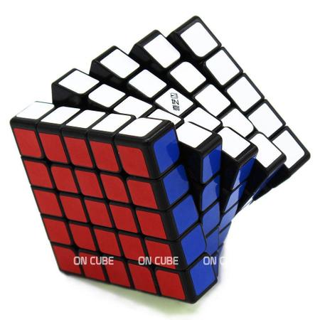 Cubo Mágico 5x5x5 Qiyi MS Preto - Magnético - Oncube: os melhores