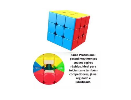 Cubo Mágico 3x3x3 Profissional Speed Gold Edition - Online - Cubo Mágico -  Magazine Luiza