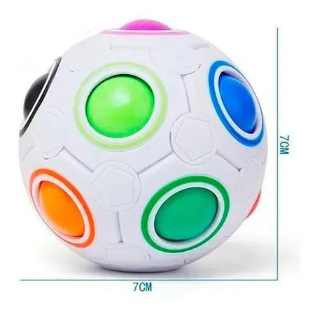 Jogo Mágico de Quebra-cabeça de Bola Rainbow Puzzle Ball Fidget