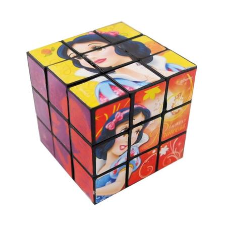 Cubo mágico Princesas, 54mm YD-305, Etihome - PC 1 UN - Festas - Kalunga