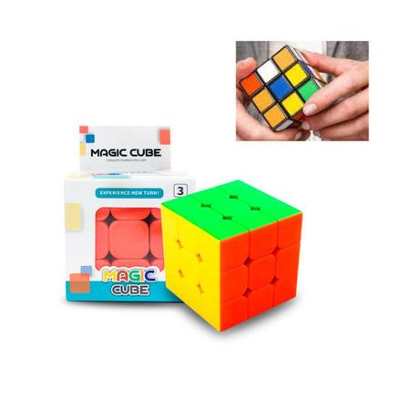 Cubo MAGICO INFATIL Cubo Mágico Simples Iniciante Treinar Memória - CB - Cubo  Mágico - Magazine Luiza