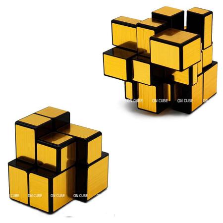 MIRROR BLOCKS 2X2X2 QIYI DOURADO - Cuber Brasil - Loja Oficial do