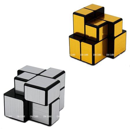 MIRROR BLOCKS 2X2X2 QIYI DOURADO - Cuber Brasil - Loja Oficial do