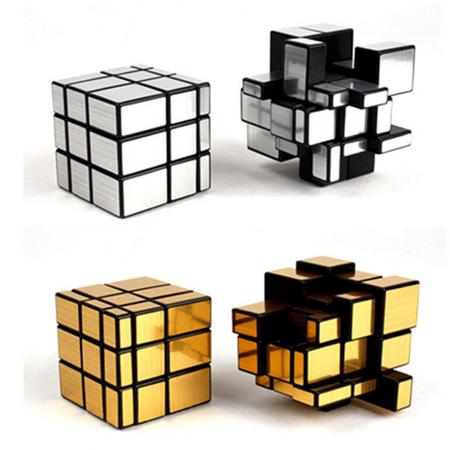 Cubo Mágico ShengShou Mirror 2x2 (Prata) - Series Cube - Toyshow