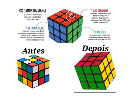 Cubo Mágico Genérico 3x3 De Arco-íris Com Diferentes Níveis De Lógica E  Brinquedo Intelectual