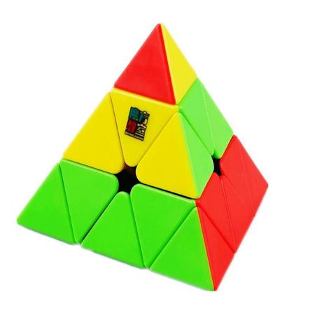  CuberSpeed Moyu MoFang JiaoShi Meilong Pyraminx Cubo mágico sin  pegatinas Cubing Aula Meilong Pirámide Speed Cube : Juguetes y Juegos