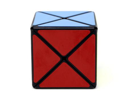 Cubo Mágico 2x2 Profissional Magnético Qiyi Wu Xia Preto Adesivado