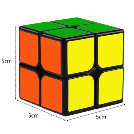 Cubo Magico Profissional 2x2x2 Qidi Qiyi Preto