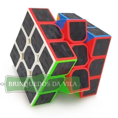 Cubo Mágico Profissional 3x3 Carbon Cuber Brasil