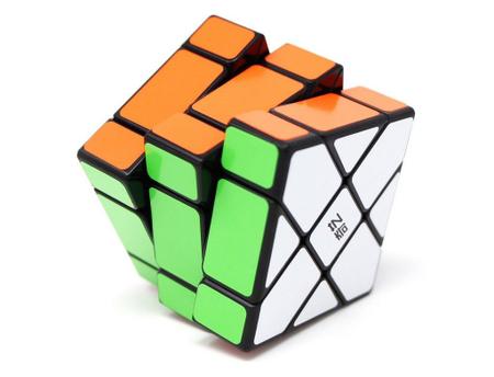 Cubo M gico Profissional 3x3 Fisher Original QiYi Diferente Preto