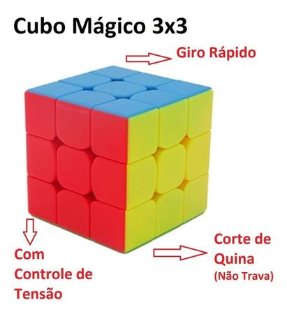 JOGO CUBO MÁGICO 3X3 INCLUSIVO - Produtos Acessíveis
