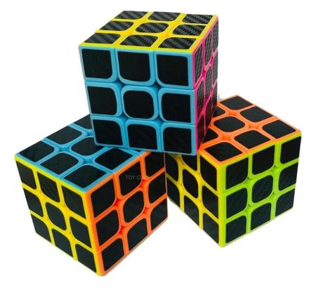 Cubo Mágico Profissional 3x3 Carbon Cuber Brasil