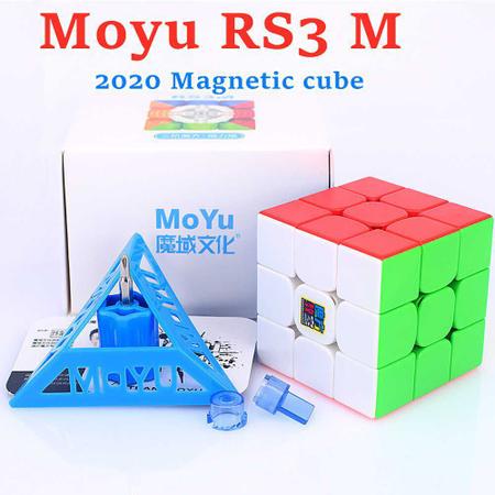 Cubo Mágico Magnético Moyu Rs3m M 3x3x3 Pro