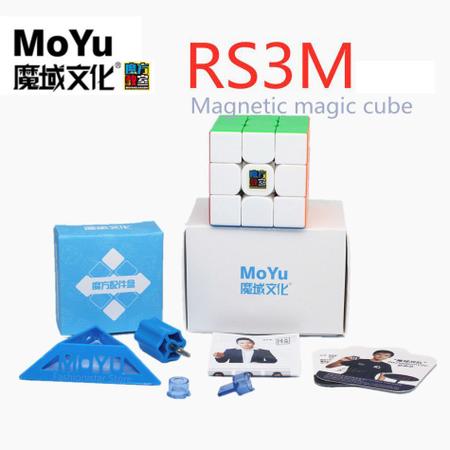 Cubo Magico 3x3x3 Moyu Super RS3M Magnetico - Cubo Store - Sua