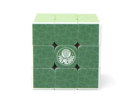 Imagem de Cubo Mágico Profissional 3x3x3 Palmeiras 6 Tons De Verde Oficial Original - Cuber Brasil