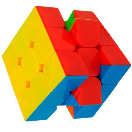 Cubo MAGICO INFATIL Cubo Mágico Simples Iniciante Treinar Memória - CB - Cubo  Mágico - Magazine Luiza