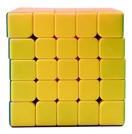 cubo mágico profissional colorido 5x5x5