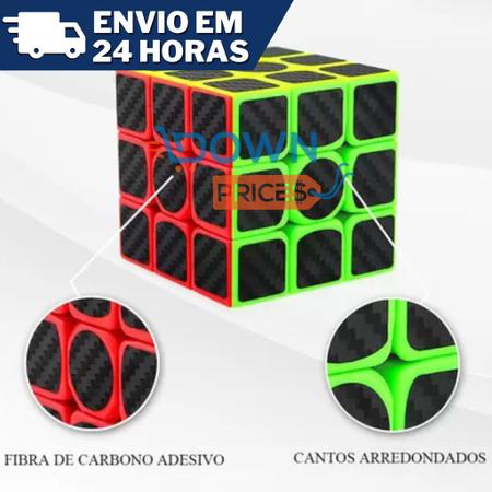 Cubo Magico 3x3x3 Profissional Speed Cube 6 Lados 6 Cores - Folia - Cubo  Mágico - Magazine Luiza