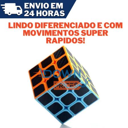 Cubo Magico 3x3x3 Profissional Speed Cube 6 Lados 6 Cores - Folia - Cubo  Mágico - Magazine Luiza