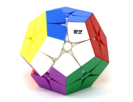 Imagem de Cubo Mágico Profissional Megaminx 2x2 Kilominx QiYi Original Stickerless