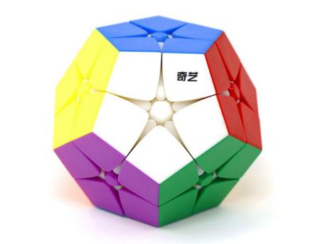 Imagem de Cubo Mágico Profissional Megaminx 2x2 Kilominx QiYi Original Stickerless