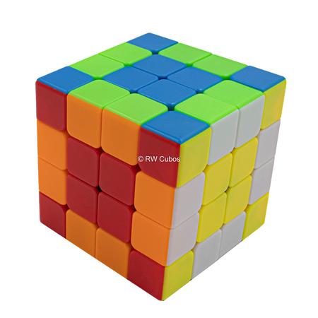 Cubo Mágico Barato Profissional Moyu Meilong Sem Adesivo 4x4