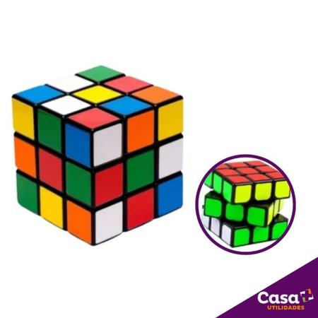 Cubo MAGICO INFATIL Cubo Mágico Simples Iniciante Treinar Memória - CB - Cubo  Mágico - Magazine Luiza
