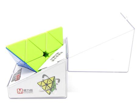 Imagem de Cubo mágico profissional pyraminx pirâmide ms magnético color