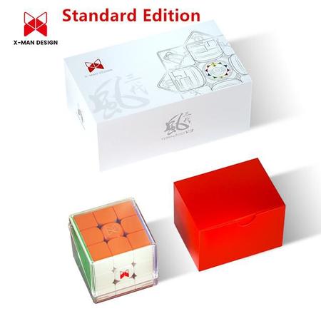 Cubo Mágico 3x3x3 GAN 356M Standard Magnético - Stickerless - Cubo