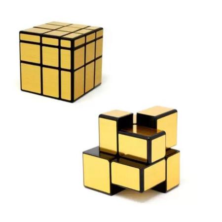 Cubo Mágico Profissional Blocks Dourado