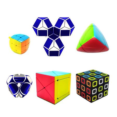 Kit 4 Cubos Magico Series Cube Match Special Porpose Cubo Mania - Tabacaria  e Presentes