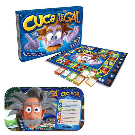 Jogo Tabuleiro Cuca Legal Perguntas Carta Presente Brinquedo