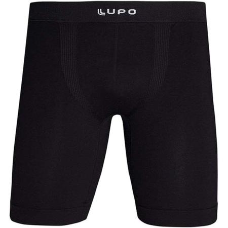 Imagem de Cueca Adulto Micromodal Sem Costura Long Leg Lupo  Preta P