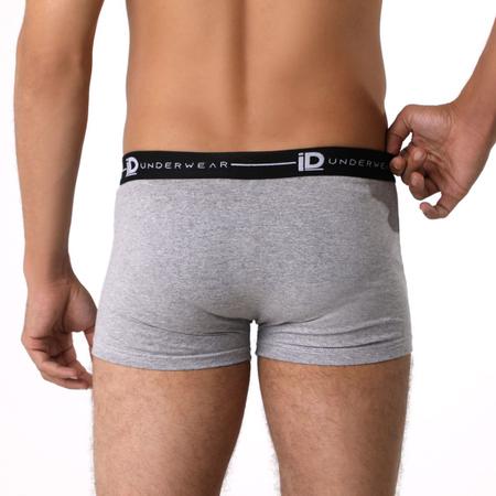 Imagem de Cueca Boxer 3 X 1 Liso Preto - Id Underwear