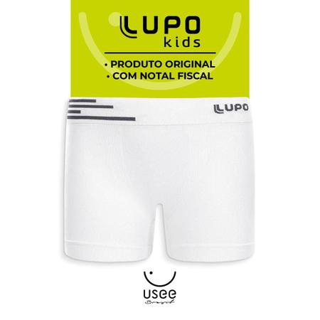 Imagem de Cueca Boxer Infantil Microfibra Super Leve Sem Costura Lupo