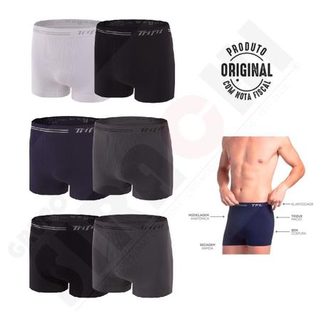 Imagem de Cueca Boxer Microfibra sem Costura Trifil CE0277 c/2